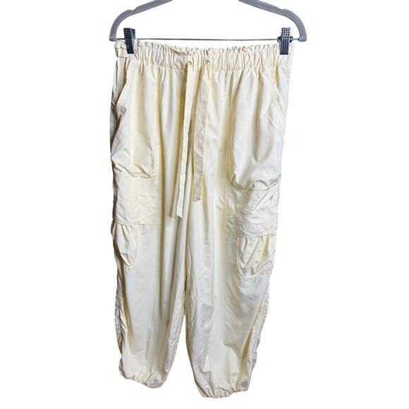 Free People Movement Pants Women's Small Butter Yellow Crop - Picture 7 of 7